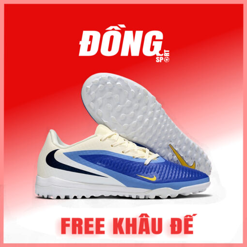 Giày Bóng Đá Nike Phantom 6 Academy Trắng Xanh TF