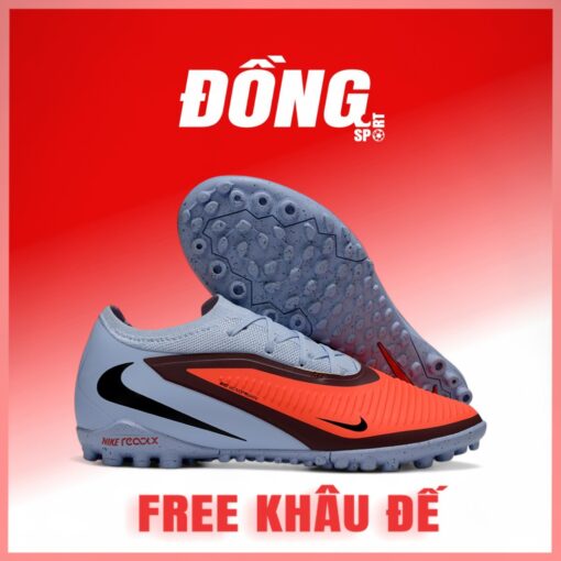 Giày Bóng Đá Nike Phantom 6 Pro Đỏ Xám TF