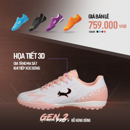 Zocker Inspire Pro Gen 2 Hồng TF