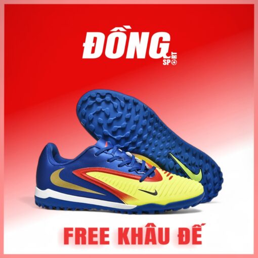 Nike Phantom 6 Academy Xanh dương Vàng TF F2