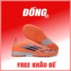 Giày Bóng Đá Adidas F50 Elite Laceless Không Dây Cam Xanh TF