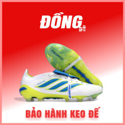 Giày Bóng Đá Adidas Predator 26 Elite Tongue Trắng Xanh Lá FG