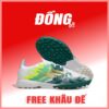 Giày Bóng Đá Adidas F50 Pro Mohamed Salah Trắng Xanh Lá TF