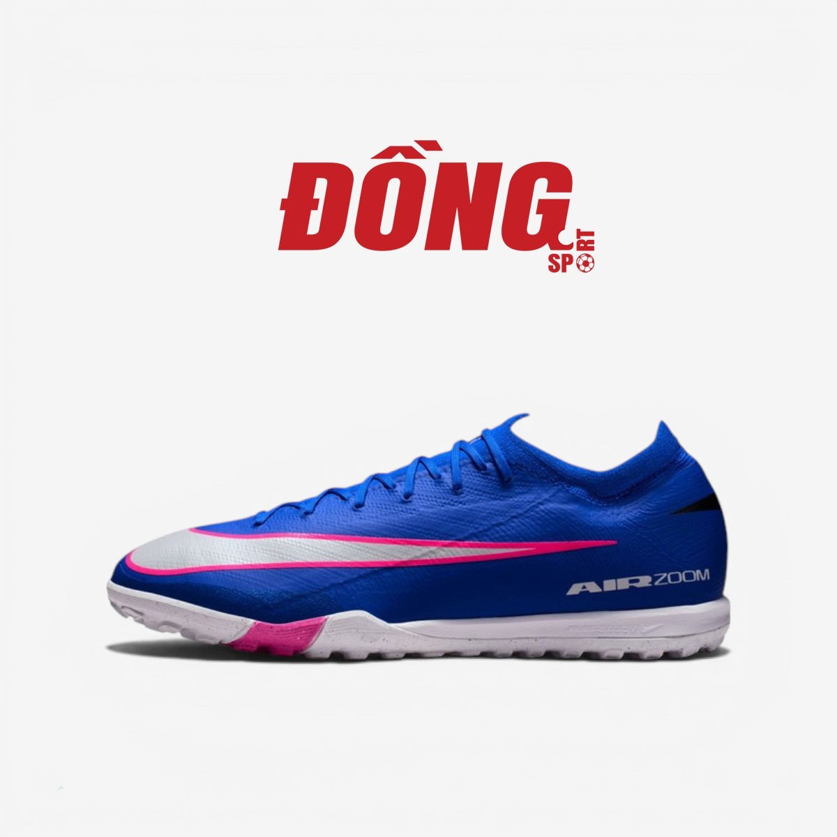 Giày Bóng Đá Nike Zoom Mercurial Vapor 16 Pro TF - FQ8687-446 Racer Blue/White Xanh Dương/Trắng