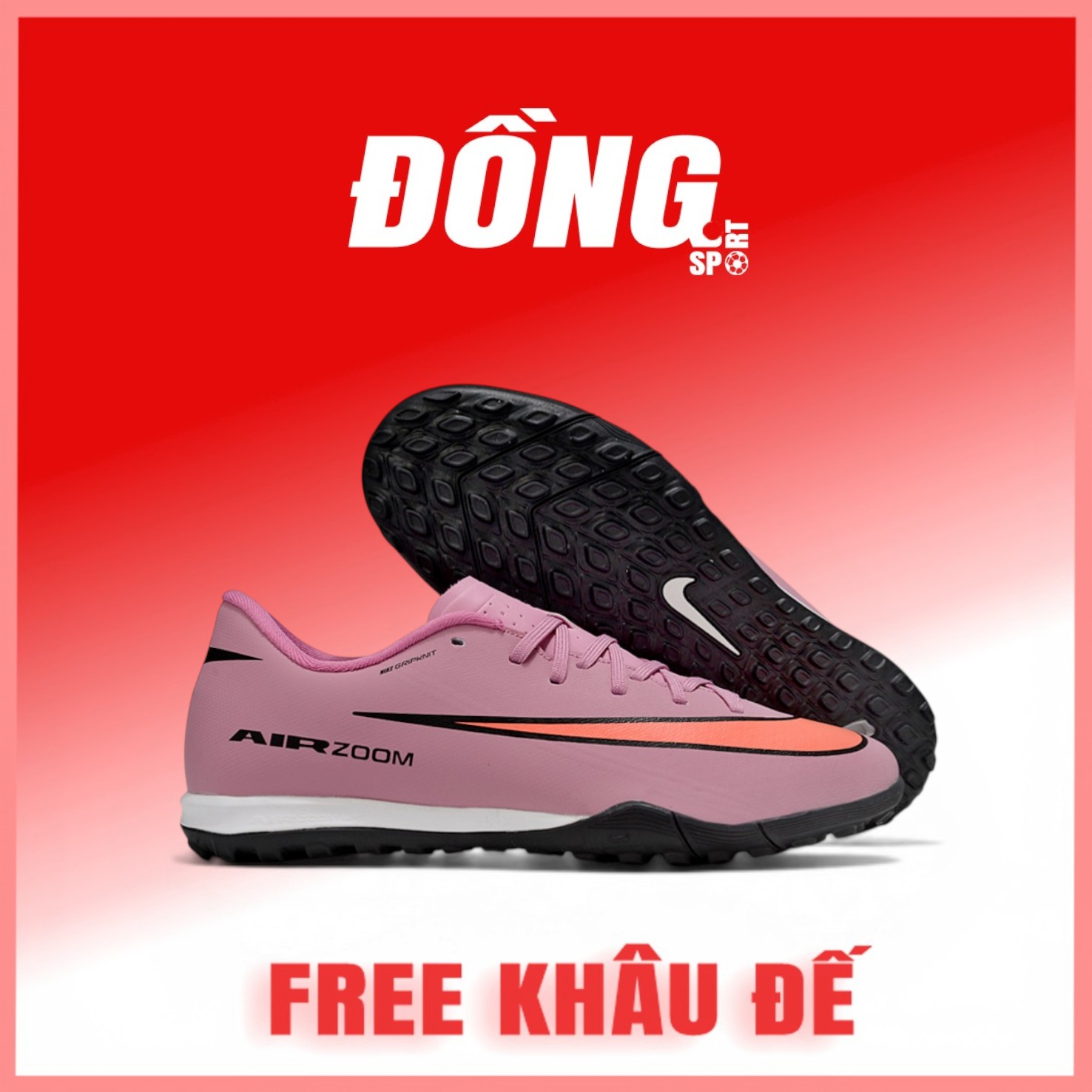 Giày Bóng Đá Nike Mercurial Vapor 16 Academy Hồng tím đen TF SF