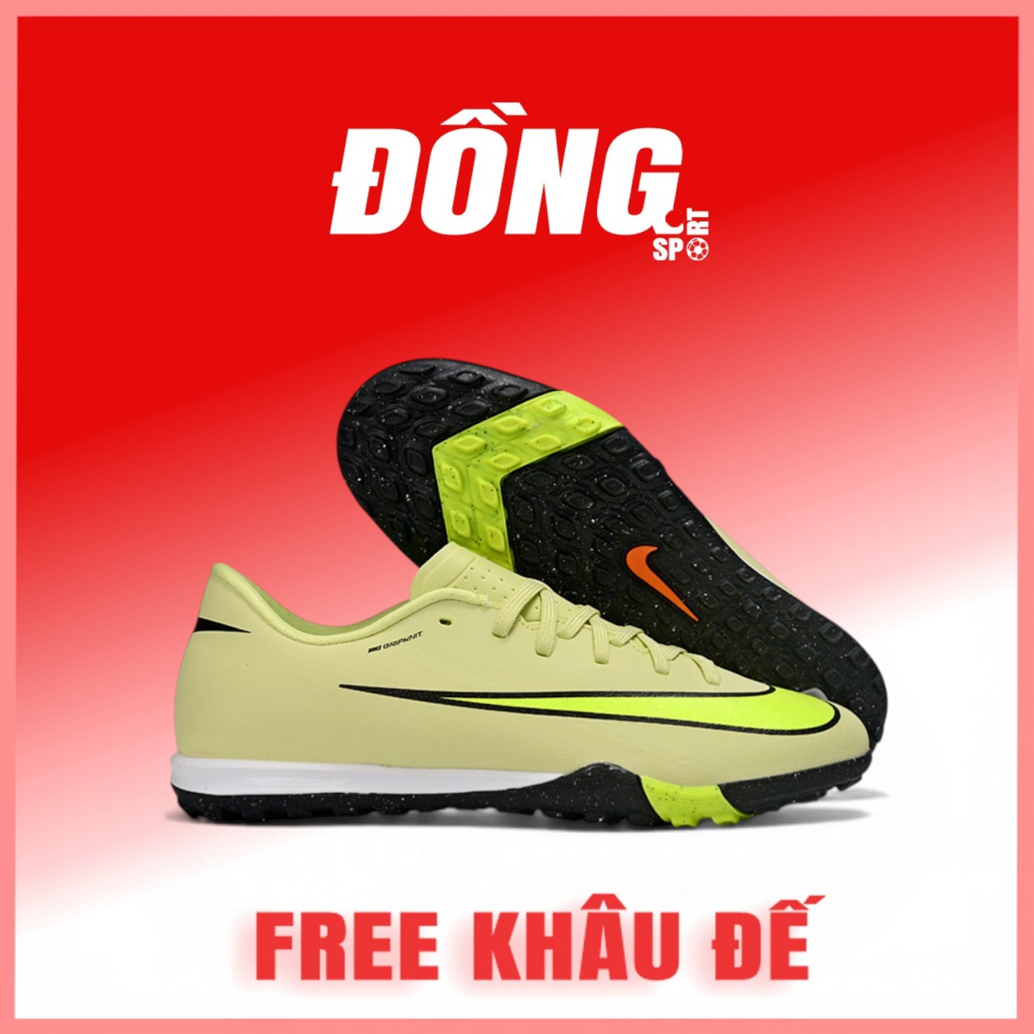 Giày Bóng Đá Nike Mercurial Vapor 16 Academy Xanh lá mạ TF SF