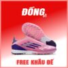Giày Bóng Đá Adidas F50 Elite Laceless Không Dây Hồng Tím TF