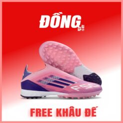 Giày Bóng Đá Adidas F50 Elite Laceless Không Dây Hồng Tím TF