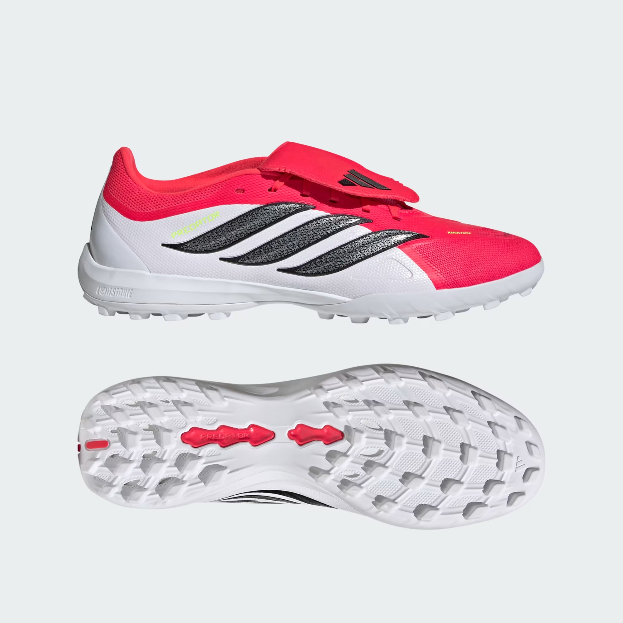 Giày Bóng Đá Adidas Predator 26 League Lưỡi Gà Lật TF - JR7873 - Đỏ/Trắng - Hình ảnh 3