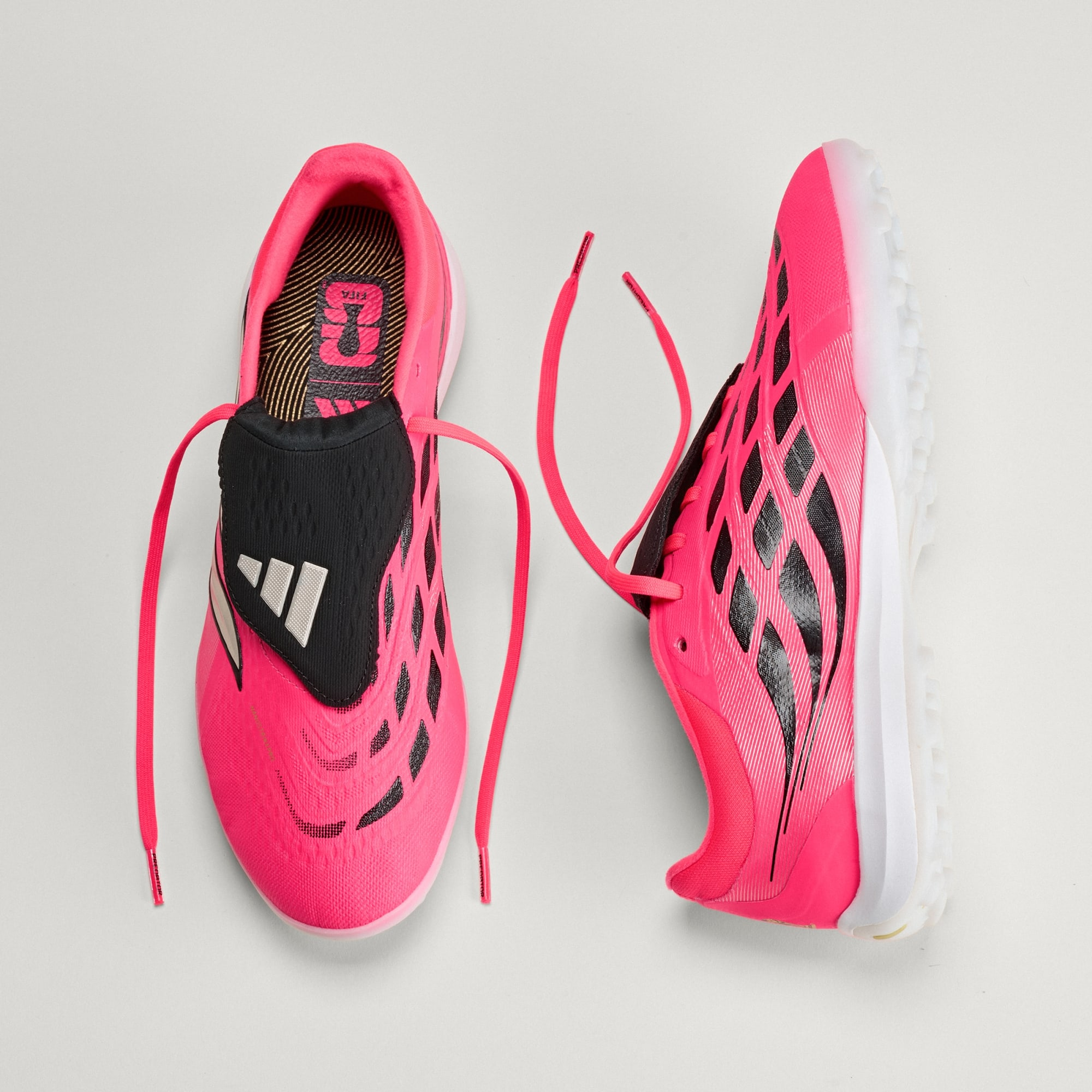 Giày Bóng Đá Adidas Predator 26 Pro FT TF - HQ2254 - Lưỡi Gà Gập - Đỏ Hồng - World Cup 2026 - Hình ảnh 3