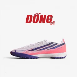 Giày Bóng Đá Adidas F50 Hyperfast League TF KJ3434 Chaos vs Control Pack Trắng/Tím