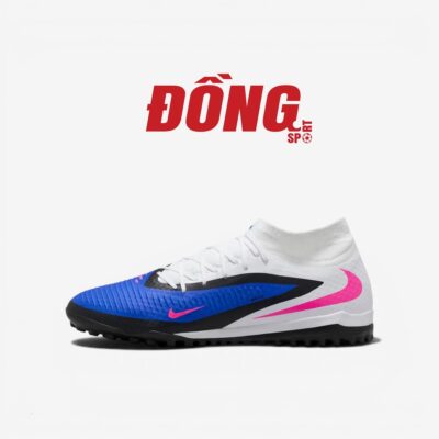Giày Bóng Đá Nike Phantom 6 High Academy TF - Xanh/Trắng HQ2277-446