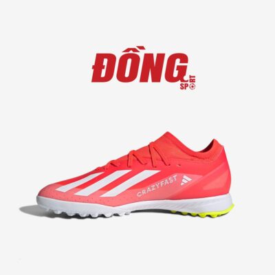 Giày Bóng Đá Adidas X Crazyfast League TF IF0699 Đỏ/Trắng