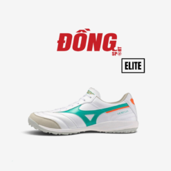 Giày Bóng Đá Mizuno Morelia Sala Elite TF Q1GB261235 Trắng/Xanh Mint
