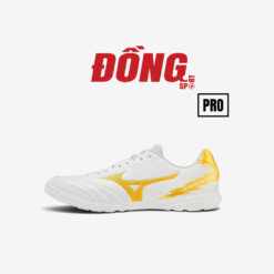 Giày Bóng Đá Mizuno Monacida Neo Sala Pro TF Q1GB232152 Trắng Vàng