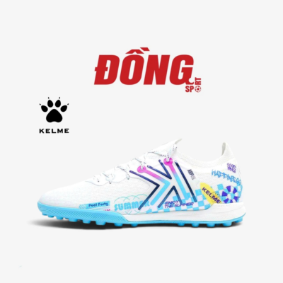 Giày Bóng Đá Kelme 5.0 9521ZX1324-104 Trắng Xanh