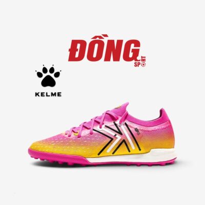 Giày Bóng Đá Kelme 5.0 Hồng Vàng TF 9521ZX1324-619
