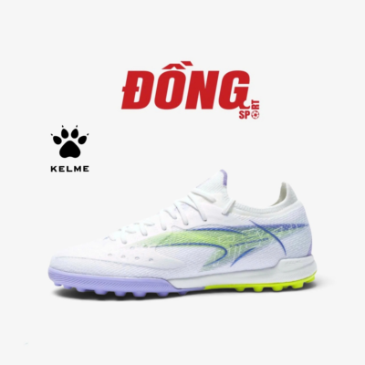 Giày Bóng Đá Kelme Flash 6.0.4 8621ZX1406-118 Trắng Tím TF