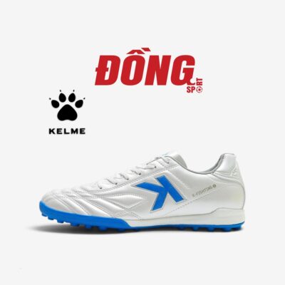 Giày Bóng Đá Kelme K-Fighting 2.0.3 TF 8621ZX1474-162 Trắng/Xanh Dương