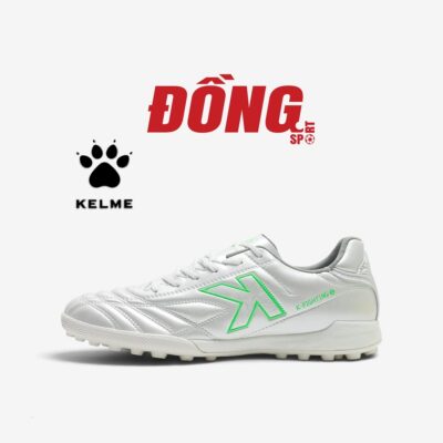 Giày Bóng Đá Kelme K-Fighting 2.0.3 TF 8621ZX1474-170 Trắng/Xanh Lá