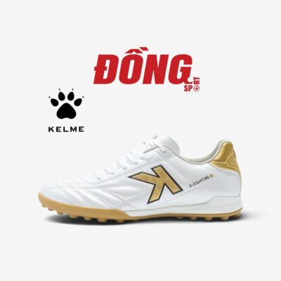 Giày Bóng Đá Kelme K-Fighting 2.0.3 TF Trắng/Vàng 8621ZX1474-123