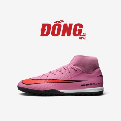 Giày Bóng Đá Nike Mercurial Superfly Academy TF FQ8331-600 Hồng/Tím/Cam
