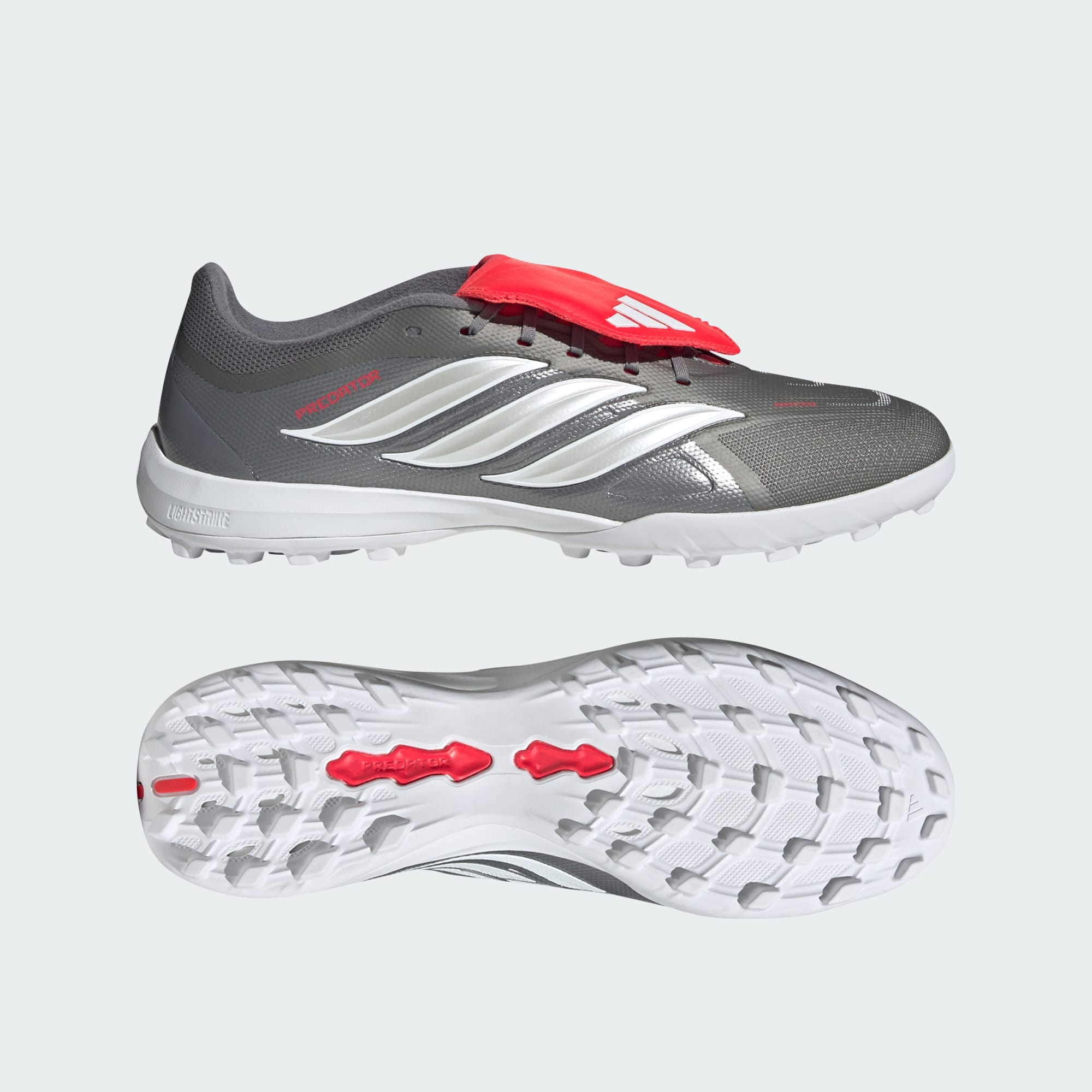 Giày Bóng Đá Adidas Predator 26 League TF FT JR7875 Bạc Đen - Image 2