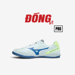 Giày Bóng Đá Mizuno Monacida Neo Sala Pro TF Q1GB232152 Trắng Xanh