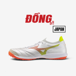 Giày Bóng Đá Mizuno Morelia Neo Sala Beta JaPan TF Q1GB269054 Trắng/Vàng/Cam