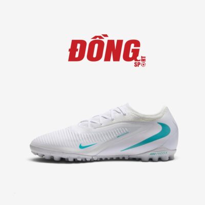 Giày Nike Phantom 6 Low Pro TF HJ4123-102 Trắng Xanh Mint – mặt ngoài