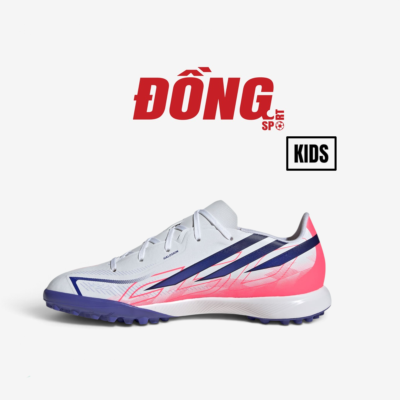Giày Bóng Đá Trẻ Em Adidas Hyperfast League TF KK13321 Trắng Tím