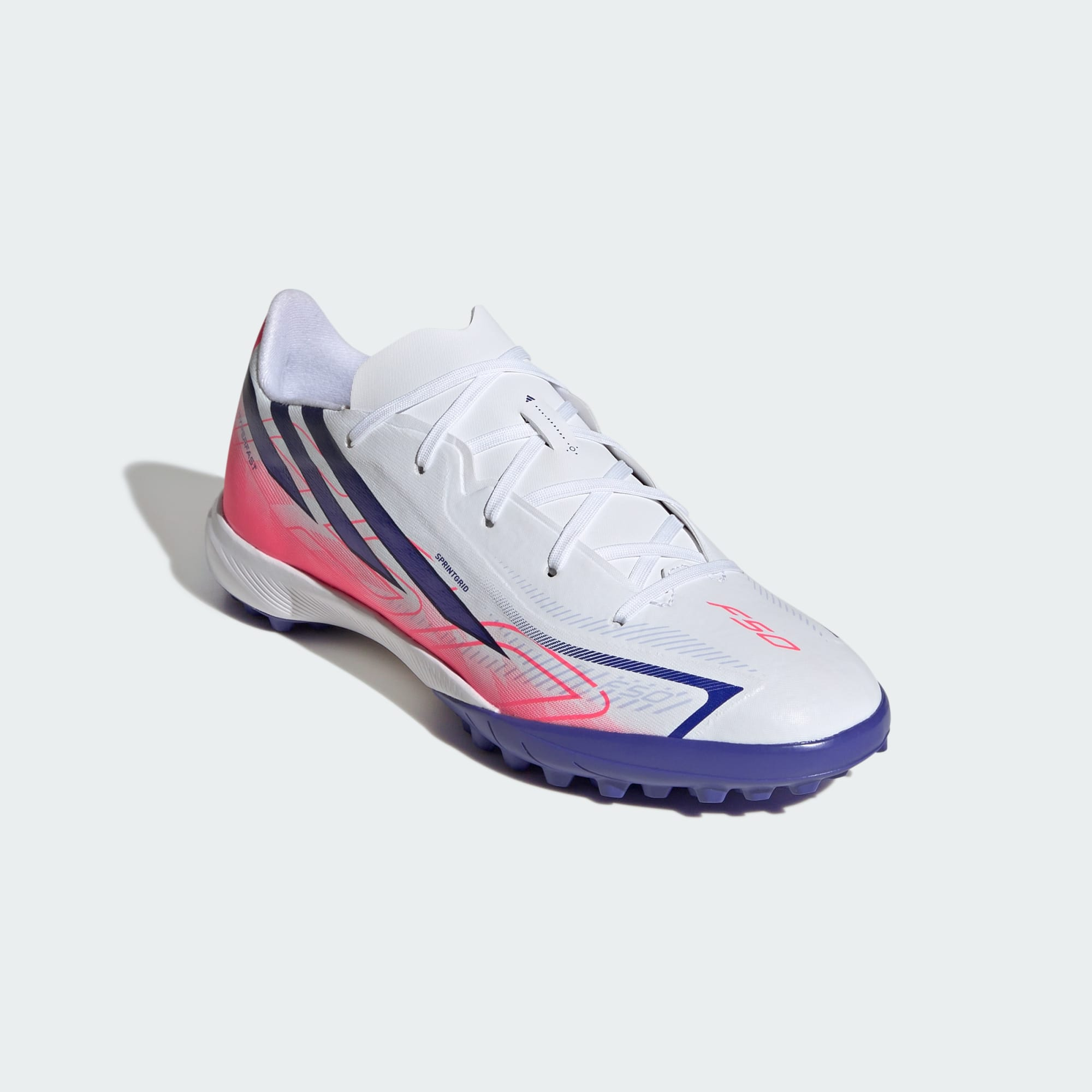 Giày Bóng Đá Trẻ Em Adidas Hyperfast League TF KK13321 Trắng Tím - Image 5