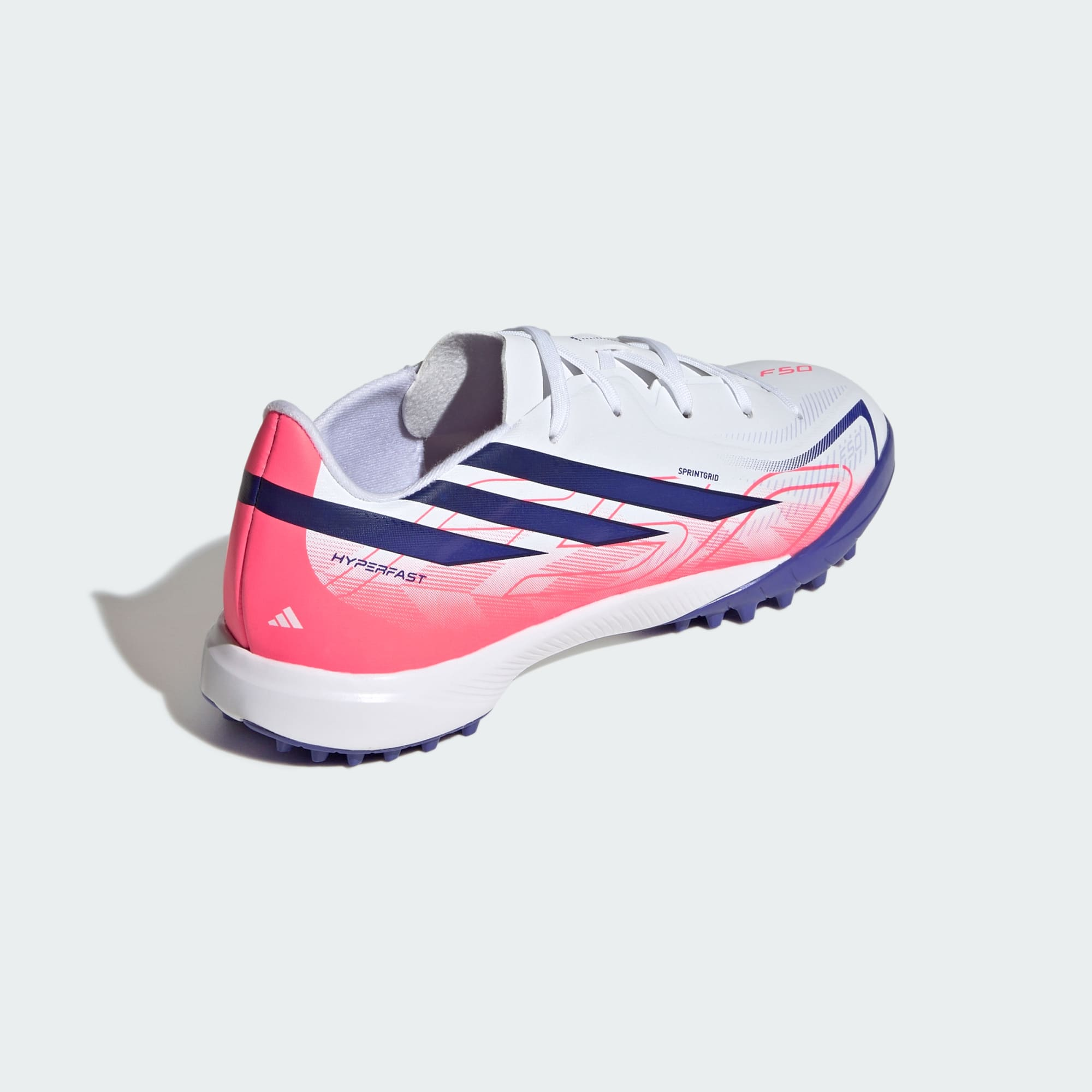 Giày Bóng Đá Trẻ Em Adidas Hyperfast League TF KK13321 Trắng Tím - Image 6