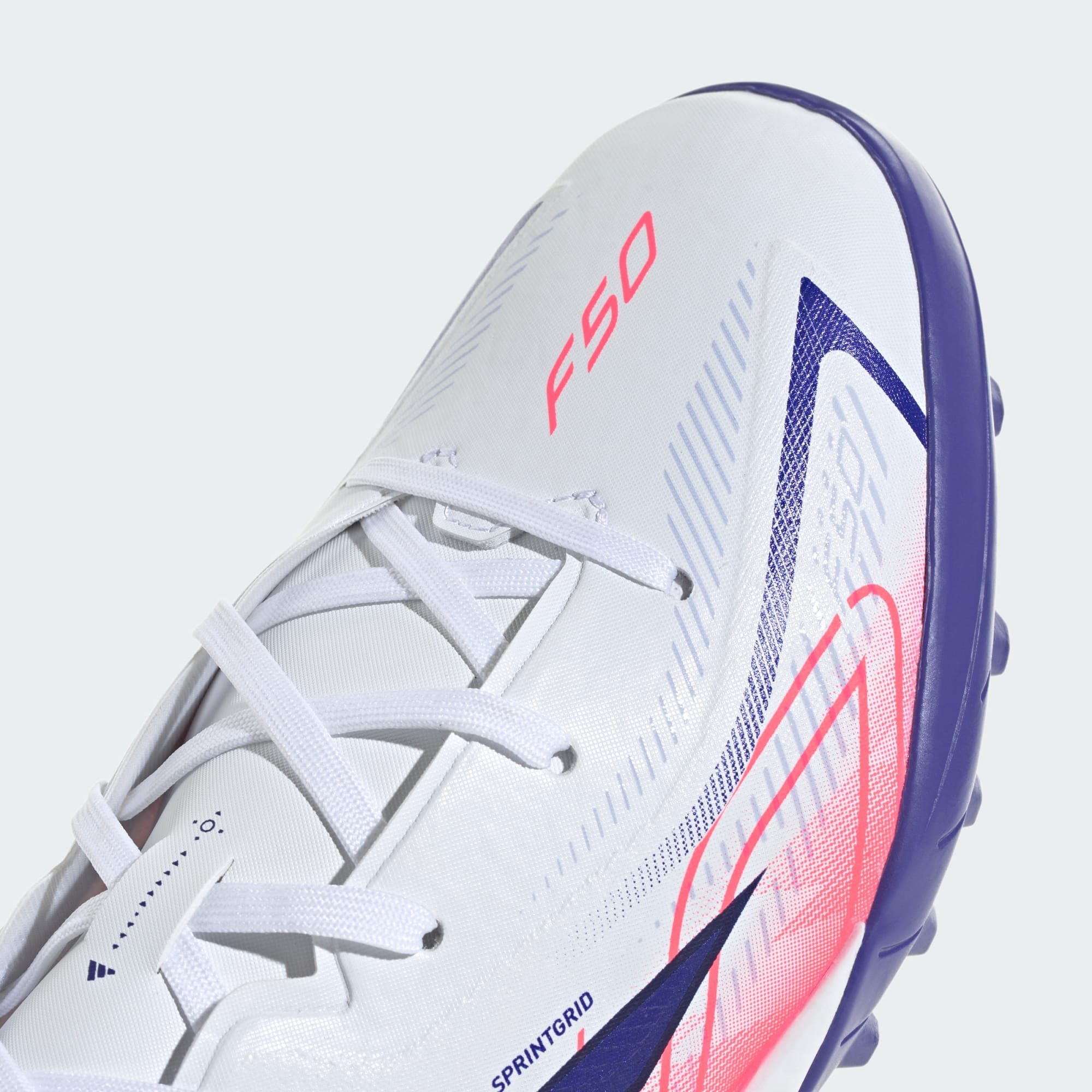 Giày Bóng Đá Trẻ Em Adidas Hyperfast League TF KK13321 Trắng Tím - Image 8